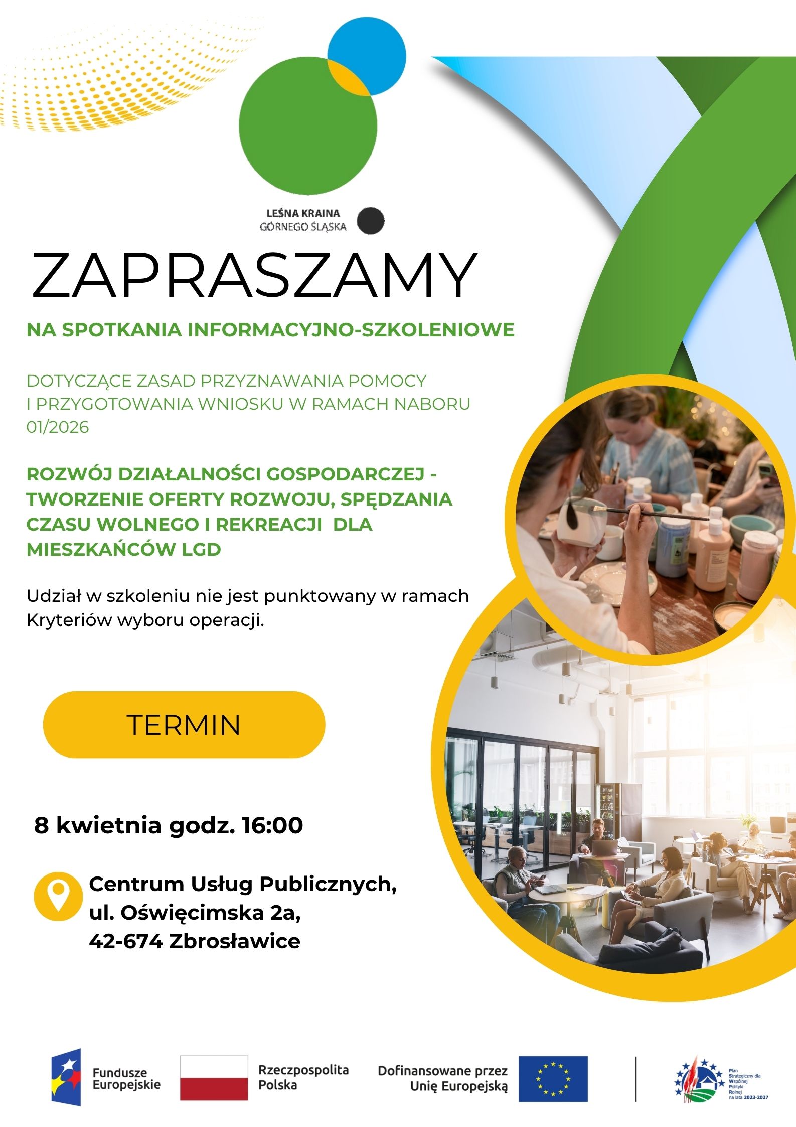 Spotkanie informacyjno-szkoleniowe w ramach naboru na rozwój działalności gospodarczej