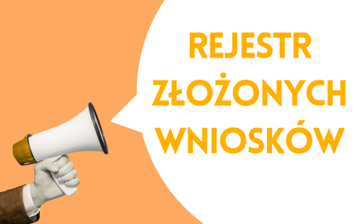 Publikujemy rejestr złożonych wniosków do naborów 1/2025, 2/2025, 3/2025