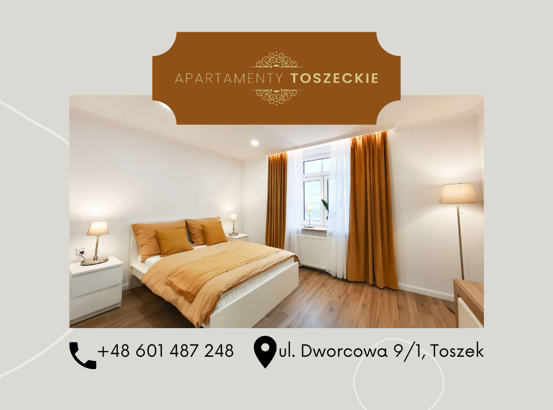 Apartamenty Toszeckie – tu warto się zatrzymać!