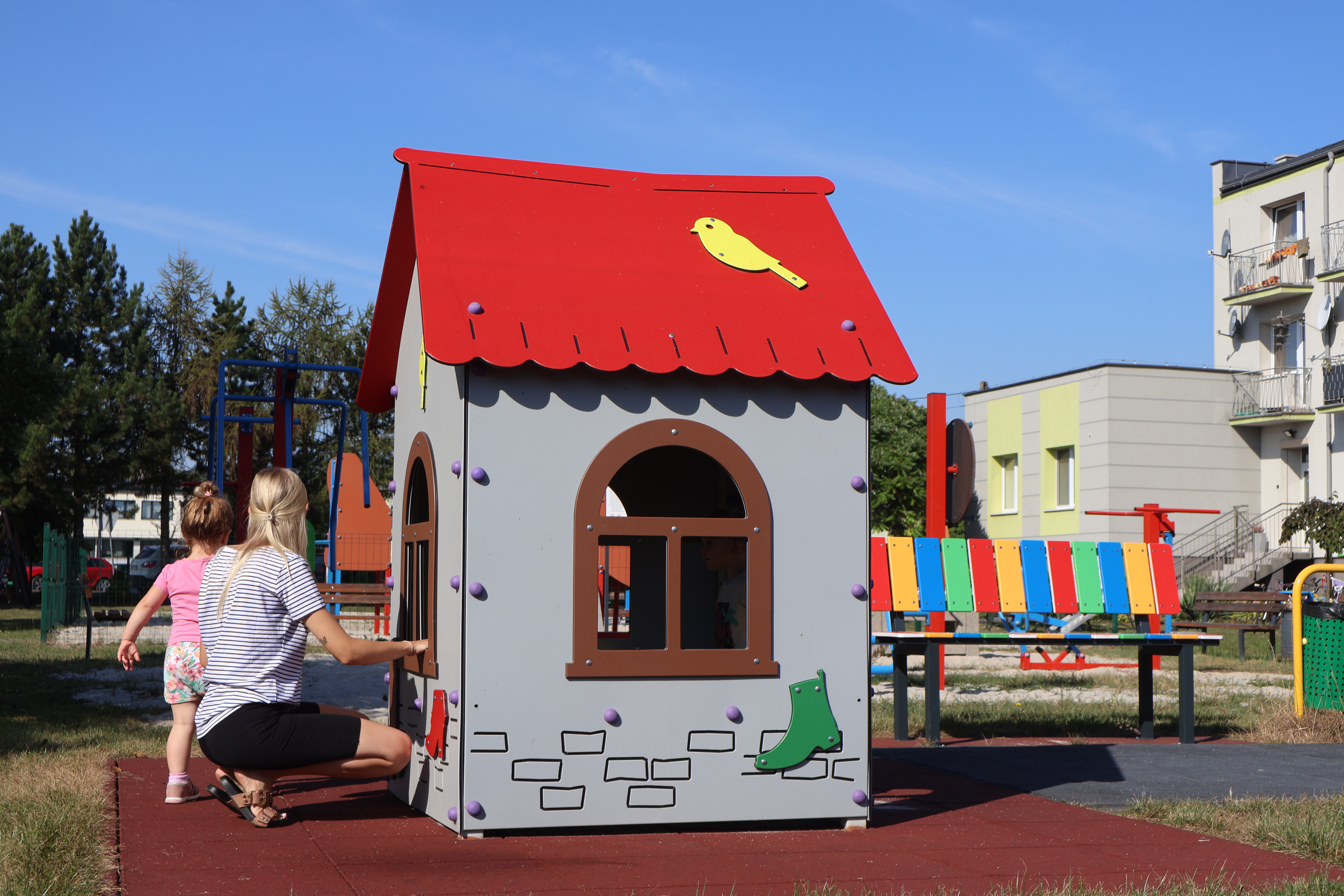 Plac zabaw dla najmłodszych mieszkańców Gminy Ciasna