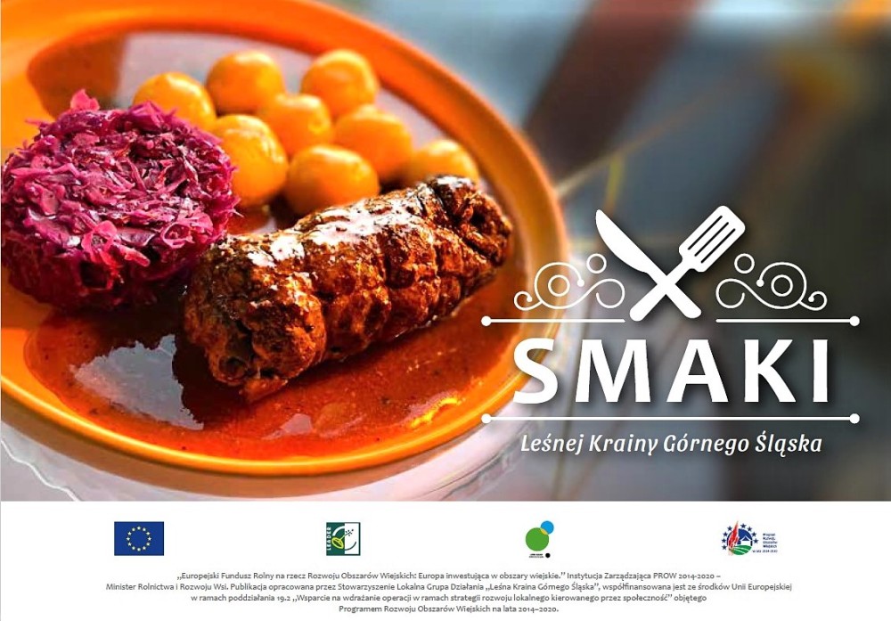 Okładka książki kucharskiej Smaki Leśnej Krainy Górnego Śląska