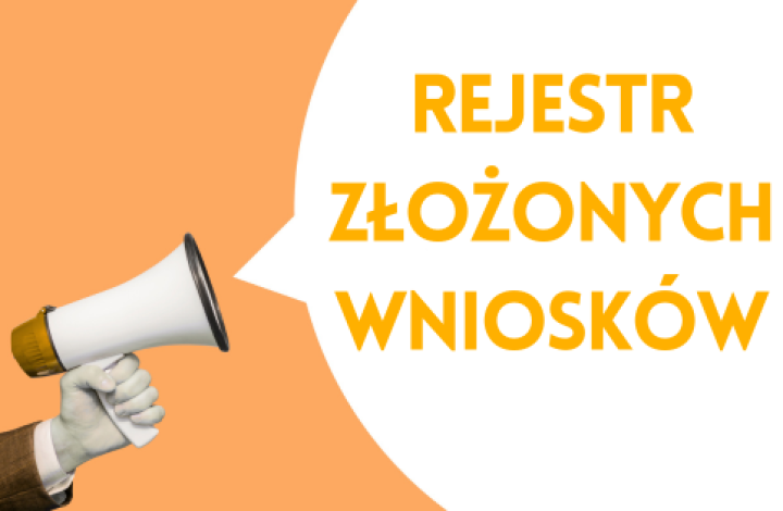 Publikujemy rejestr złożonych wniosków do naborów 1/2025, 2/2025, 3/2025